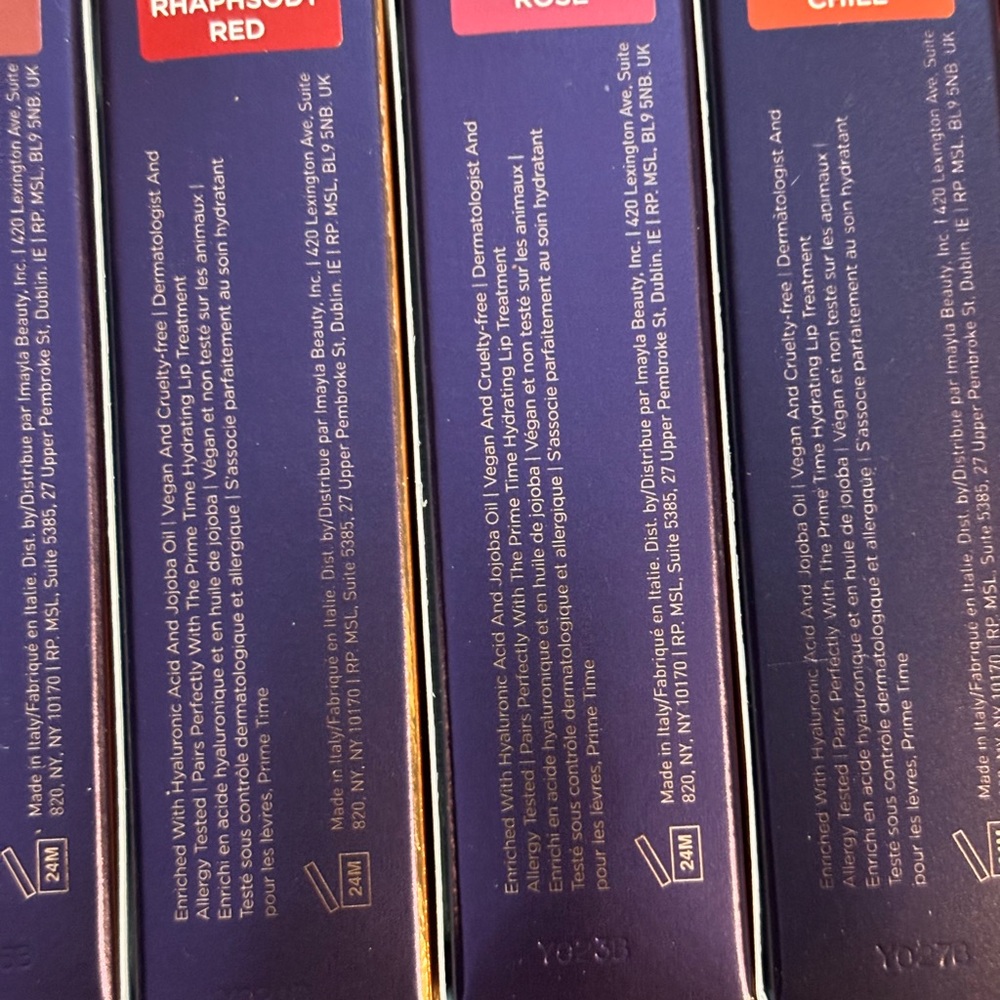 imayla THE ONE Hydrating Cream Lipstick Library- Set of 8 - Picture 3 of 10